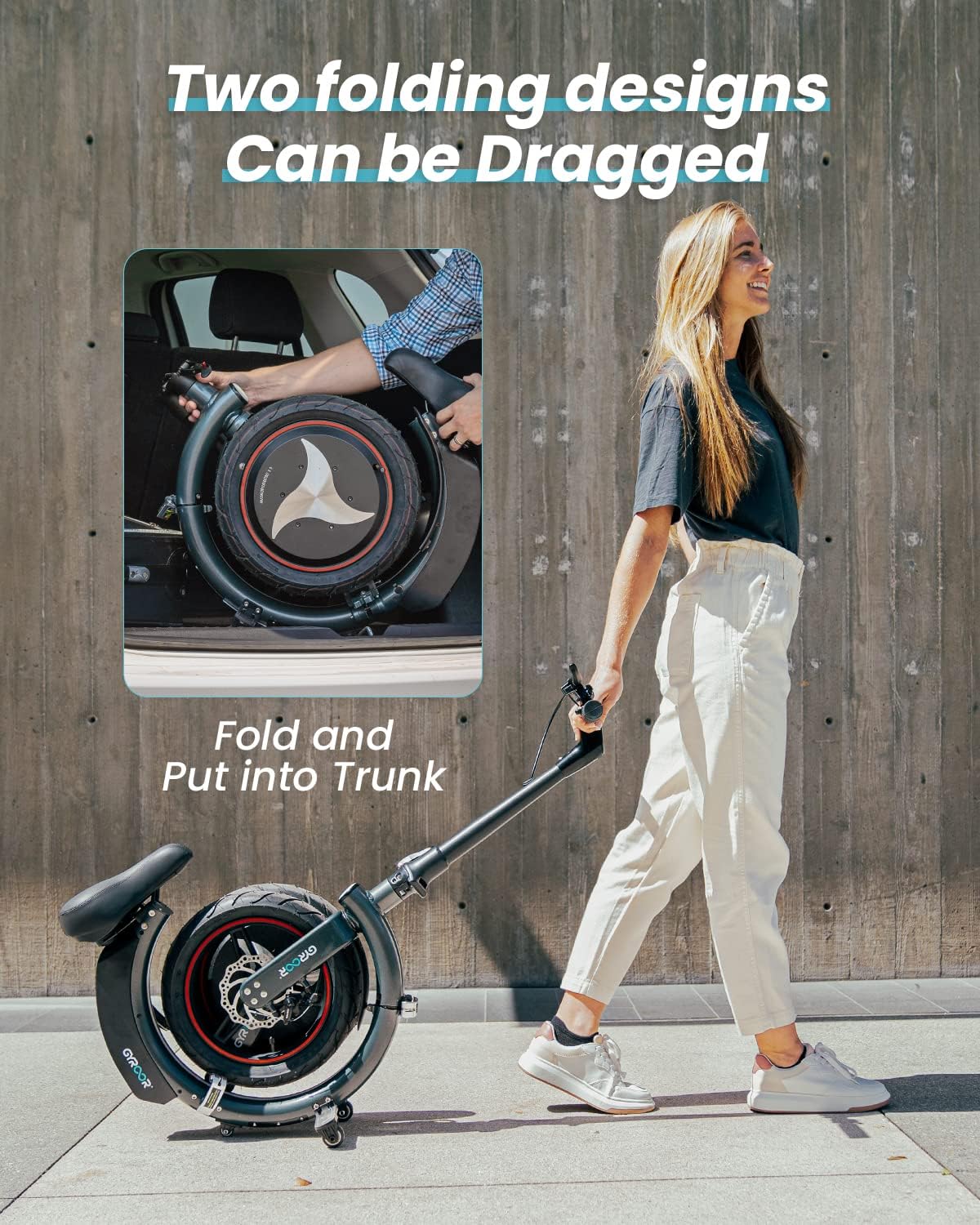 CityEase™ Hopfällbar elektrisk cykel