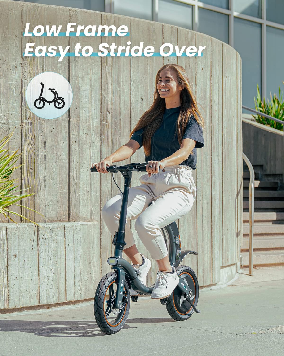 CityEase™ Hopfällbar elektrisk cykel